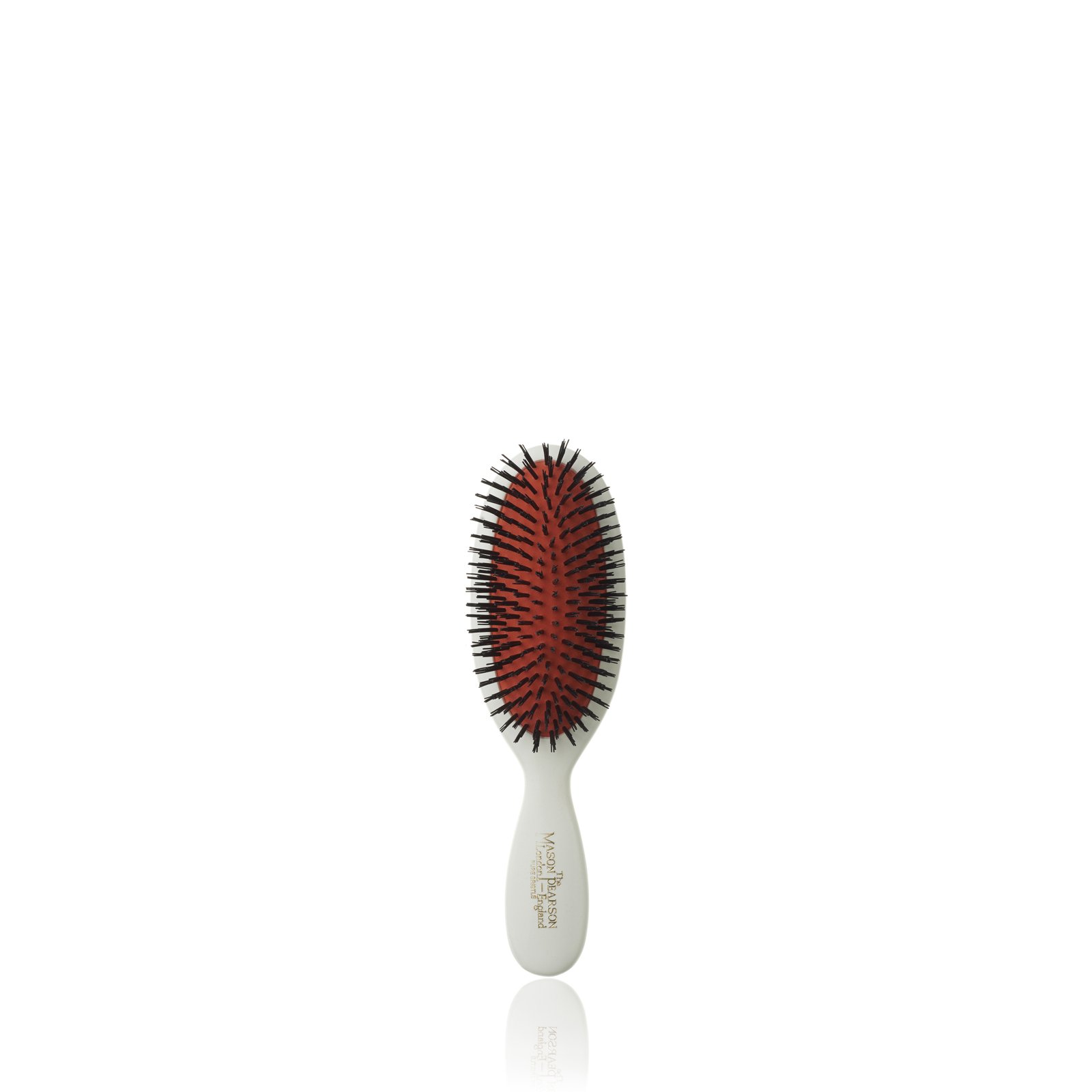 Mason Pearson B4 brush A luxury pocket hairbrush. (Ivory)